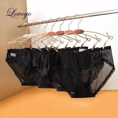 Sexy Lace Panties - Transparent Thong for Flirty Elegance