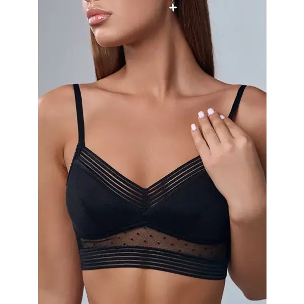 Sexy lace U-shaped backless lingerie for women without steel rings beautiful back bra ultra-thin invisible bra