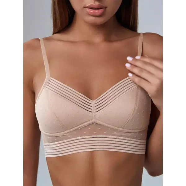 Sexy lace U-shaped backless lingerie for women without steel rings beautiful back bra ultra-thin invisible bra