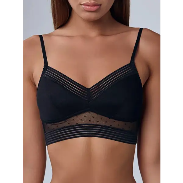 Sexy lace U-shaped backless lingerie for women without steel rings beautiful back bra ultra-thin invisible bra