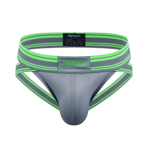 Sexy Men’s Jockstrap Briefs - Quick Dry Nylon Swimwear Bikini Tanga Slip