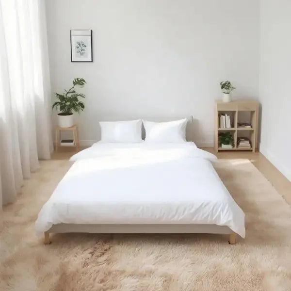 Modern Rugs Design Solid Color Living Room Plush Shaggy Area Gray Rug - Khaki / 160X160cm 63X63in / China Mainland