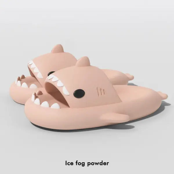 Shark EVA Material Slippers Cute Non-slip Beach Sandals - pink / 38-39