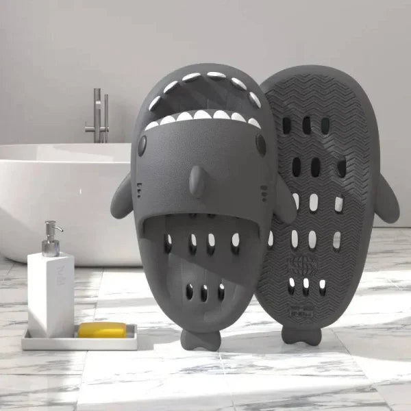 Shark Slippers: Quick-Drying Shower Shoes for Women