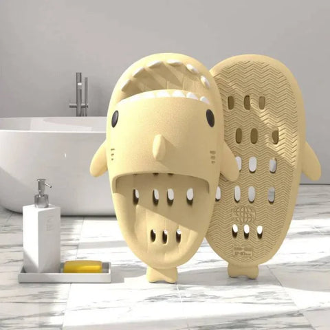 Shark Slippers: Quick-Drying Shower Shoes for Women