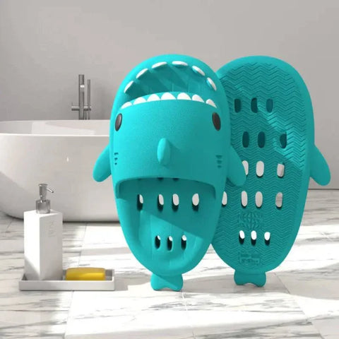 Shark Slippers: Quick-Drying Shower Shoes for Women