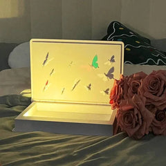 Sharp Dynamic Butterfly Light Shadow Creative Bedside Atmosphere Lamp - Himpall