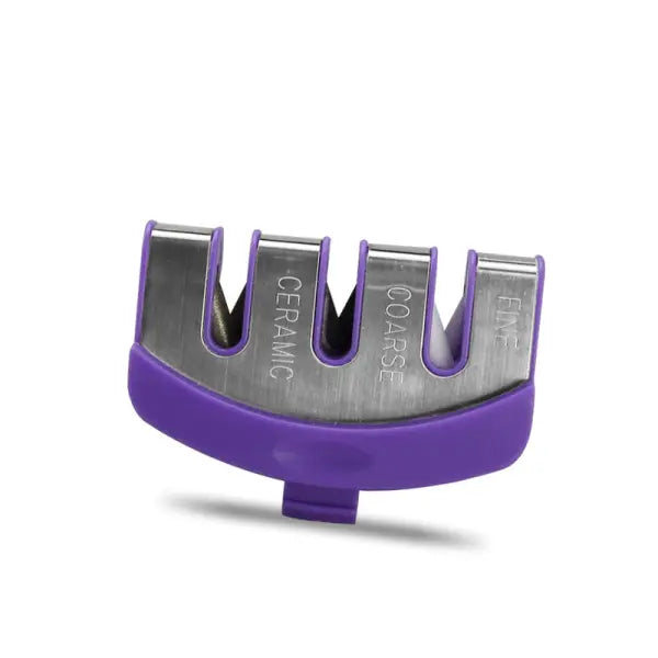 Sharpening Kitchen Tool Diamond Tungsten Steel Sharpening Stone - Purple - None