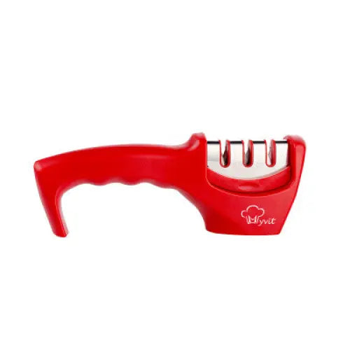 Sharpening Kitchen Tool Diamond Tungsten Steel Sharpening Stone - Red - None
