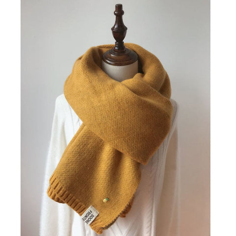 Shawl Accessories Cashmere Scarf Women Scarfs Winter - Brown