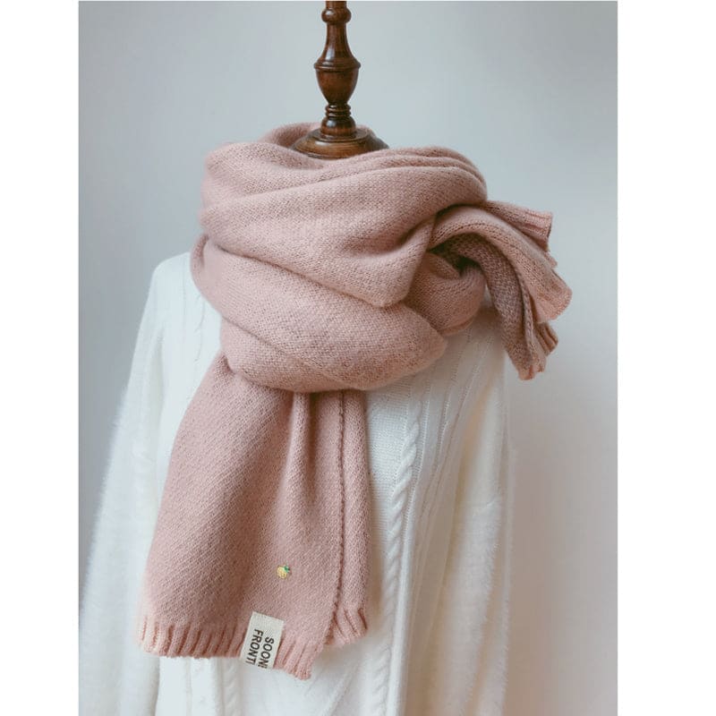 Shawl Accessories Cashmere Scarf Women Scarfs Winter - Pink