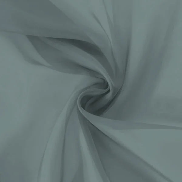 Sheer Curtains for Bedroom - Solid White Tulle for Nursery & Living Room - Dark Grey / 132x160CM 2 panels / Rod Pocket