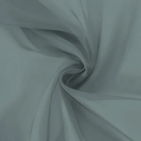 Sheer Curtains for Bedroom - Solid White Tulle for Nursery & Living Room - Dark Grey / 132x160CM 2 panels / Rod Pocket