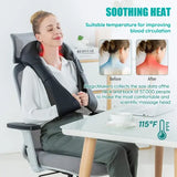 Shiatsu neck heated neck massager relief