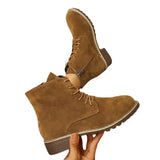 Short Boots Women Round Toe Martin Boots Women - Hair Remover