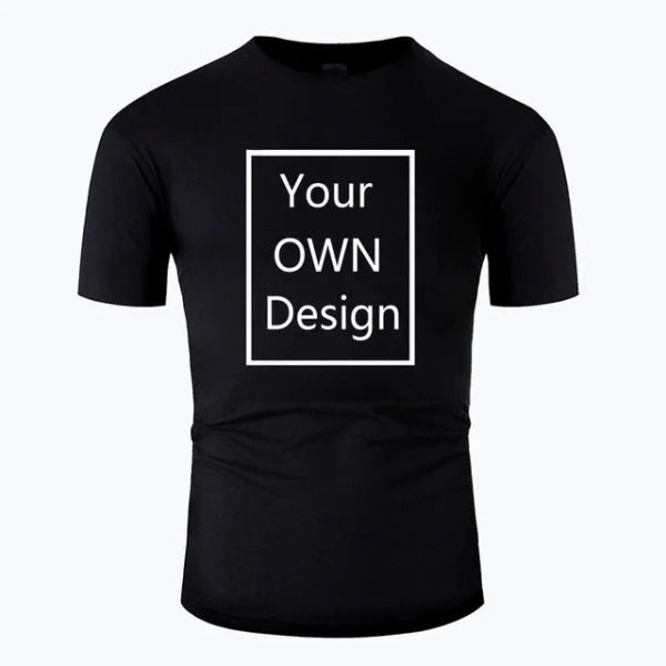 Short Sleeve Cotton Wool T-Shirt with Round Neck - Himpall