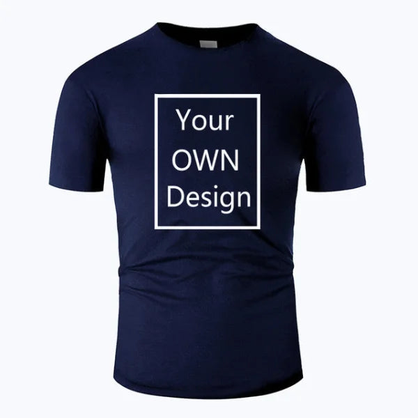 Short Sleeve Cotton Wool T-Shirt with Round Neck - Himpall