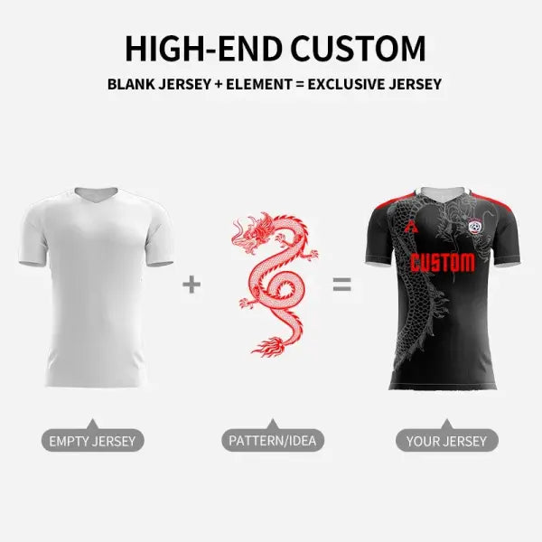 Short Sleeve Custom Sublimation Football Jersey Quick Dry Training Shirt
