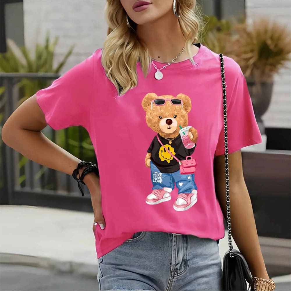 Short Sleeve T-shirt - Graphic Hip Hop Casual Women’s Fashion Tee