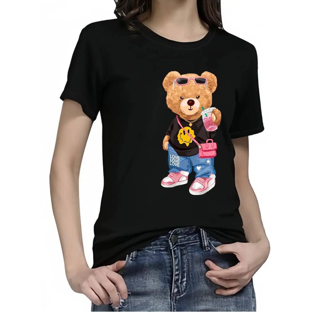 Short Sleeve T-shirt - Graphic Hip Hop Casual Women’s Fashion Tee