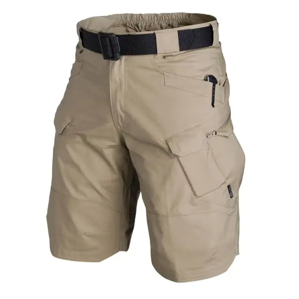 Tactical Shorts Polyester Knee Length Quick Dry Summer - Khaki / XXL