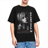 Silent Hill 3 Men Women T Shirt Horror Game Fun Tee Shirt Short Sleeve O-Neck TShirt Cotton Vintage Casual Large Size