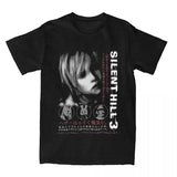 Silent Hill 3 Men Women T Shirt Horror Game Fun Tee Shirt Short Sleeve O-Neck TShirt Cotton Vintage Casual Large Size