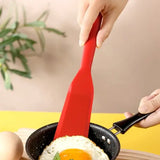 Silicone Frying Shovel Kitchen Tool 7 Color Nonstick Egg Pancake Turner