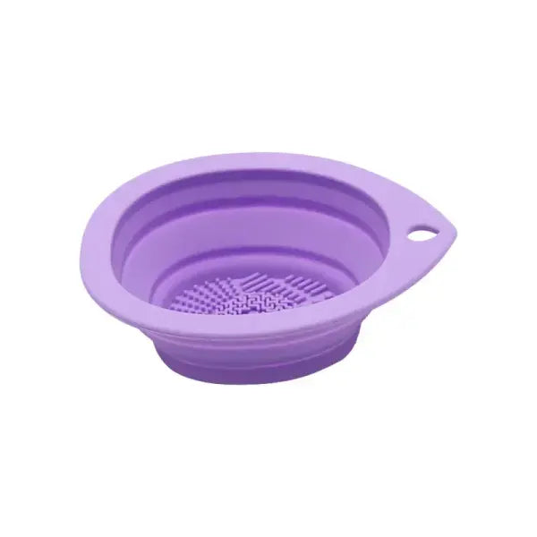 Silicone Makeup Brush Cleaner Folding Powder Puff Cleaning Bowl Eyeshadow Brushes Washing Soft Mat Beauty Tools