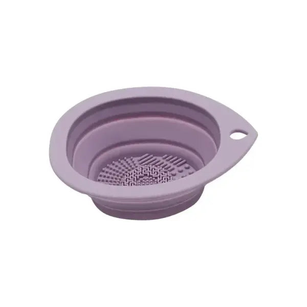 Silicone Makeup Brush Cleaner Folding Powder Puff Cleaning Bowl Eyeshadow Brushes Washing Soft Mat Beauty Tools