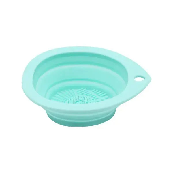 Silicone Makeup Brush Cleaner Folding Powder Puff Cleaning Bowl Eyeshadow Brushes Washing Soft Mat Beauty Tools