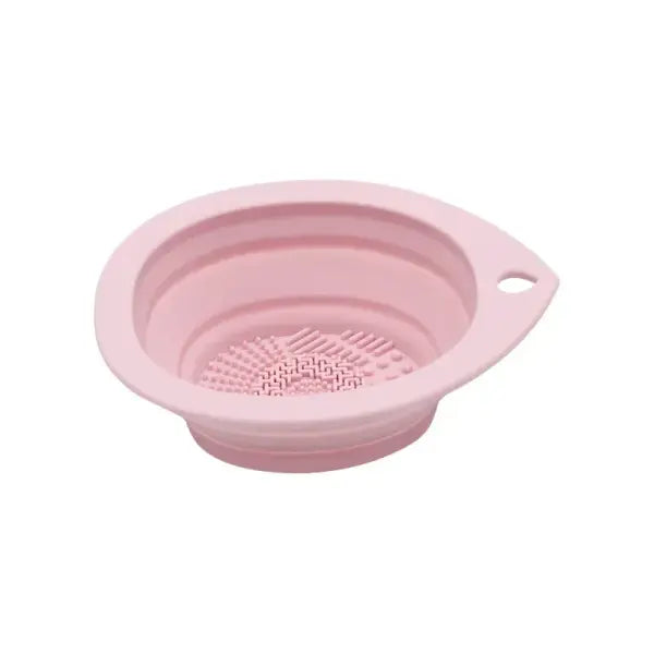 Silicone Makeup Brush Cleaner Folding Powder Puff Cleaning Bowl Eyeshadow Brushes Washing Soft Mat Beauty Tools