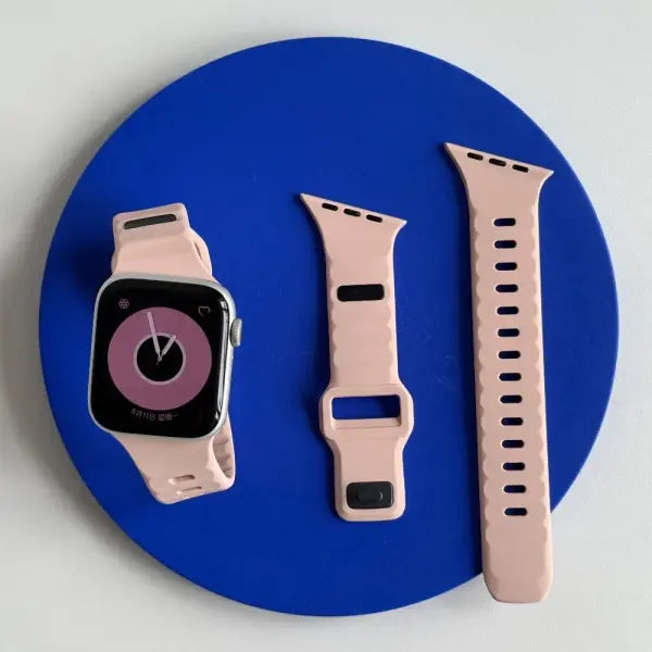 Apple Watch Band Silicone Sport Strap for Athletic Comfort - Pink / 38 40 41mm