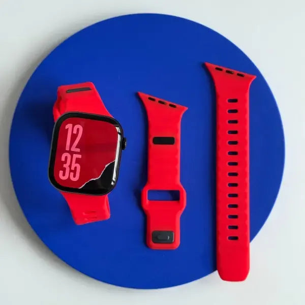 Apple Watch Band Silicone Sport Strap for Athletic Comfort - R / 38 40 41mm