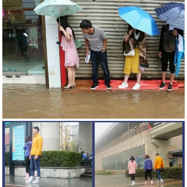 Silicone Waterproof Shoe Covers – Reusable Non-Slip Rain Boot Protectors for Men & Women - Himpall