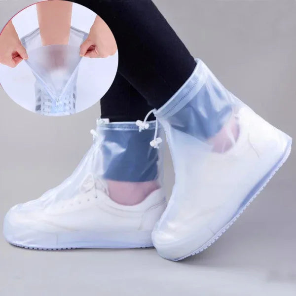 Silicone Waterproof Shoe Covers – Reusable Non-Slip Rain Boot Protectors for Men & Women - Himpall