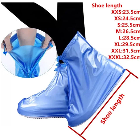 Silicone Waterproof Shoe Covers – Reusable Non-Slip Rain Boot Protectors for Men & Women - Himpall