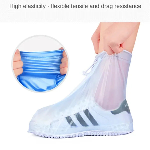 Silicone Waterproof Shoe Covers – Reusable Non-Slip Rain Boot Protectors for Men & Women - Himpall