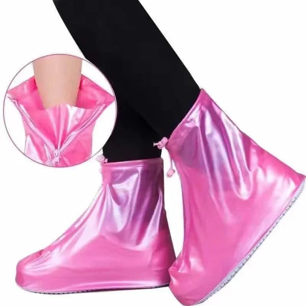 Silicone Waterproof Shoe Covers – Reusable Non-Slip Rain Boot Protectors for Men & Women - Himpall