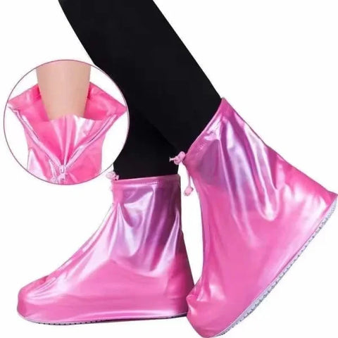 Silicone Waterproof Shoe Covers – Reusable Non-Slip Rain Boot Protectors for Men & Women - Himpall