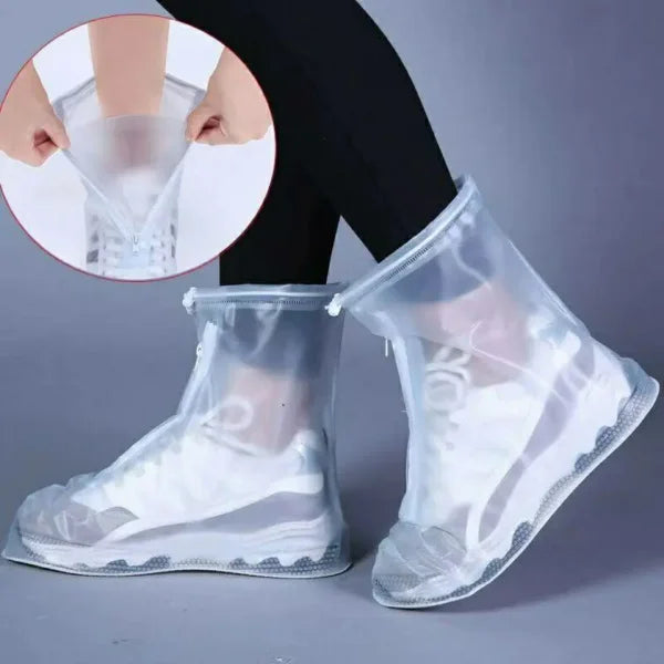 Silicone Waterproof Shoe Covers – Reusable Non-Slip Rain Boot Protectors for Men & Women - Himpall
