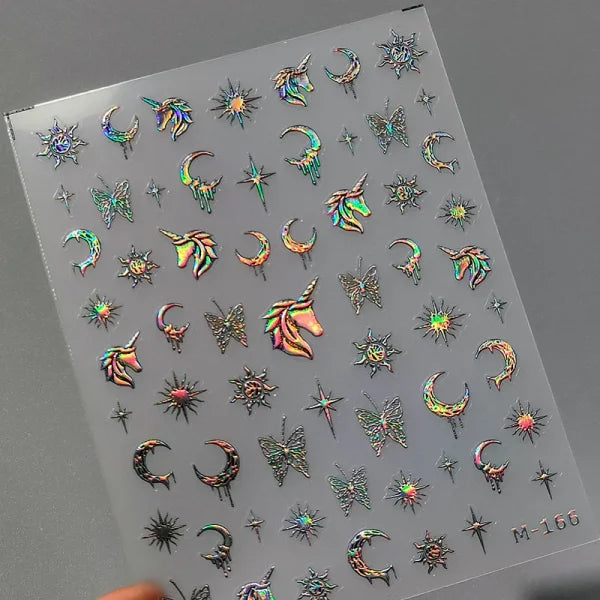 Silver Melted Heart Sticker for Women's Fashion and Beauty Products - Himpall