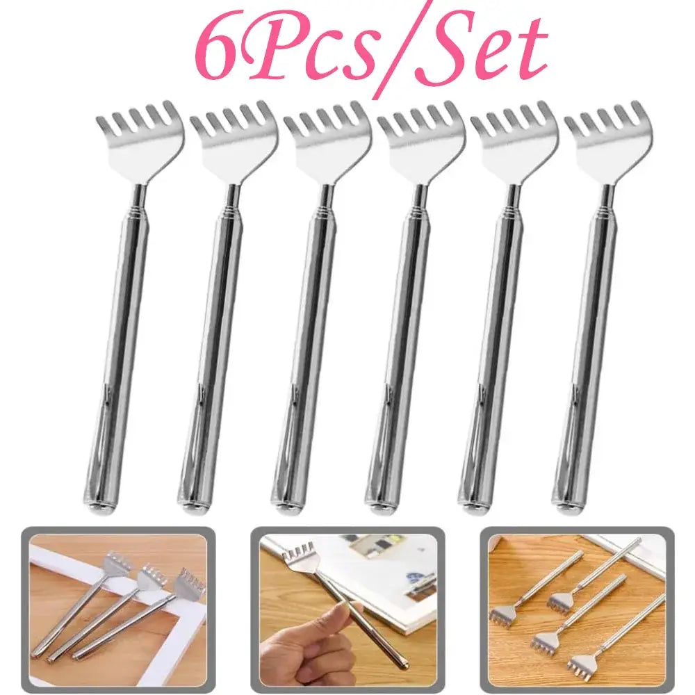 silvery Telescopic Back Scratcher Portable Extendable Stainless Steel Scratchers for Men Women ，Mothers Gifts，Gifts