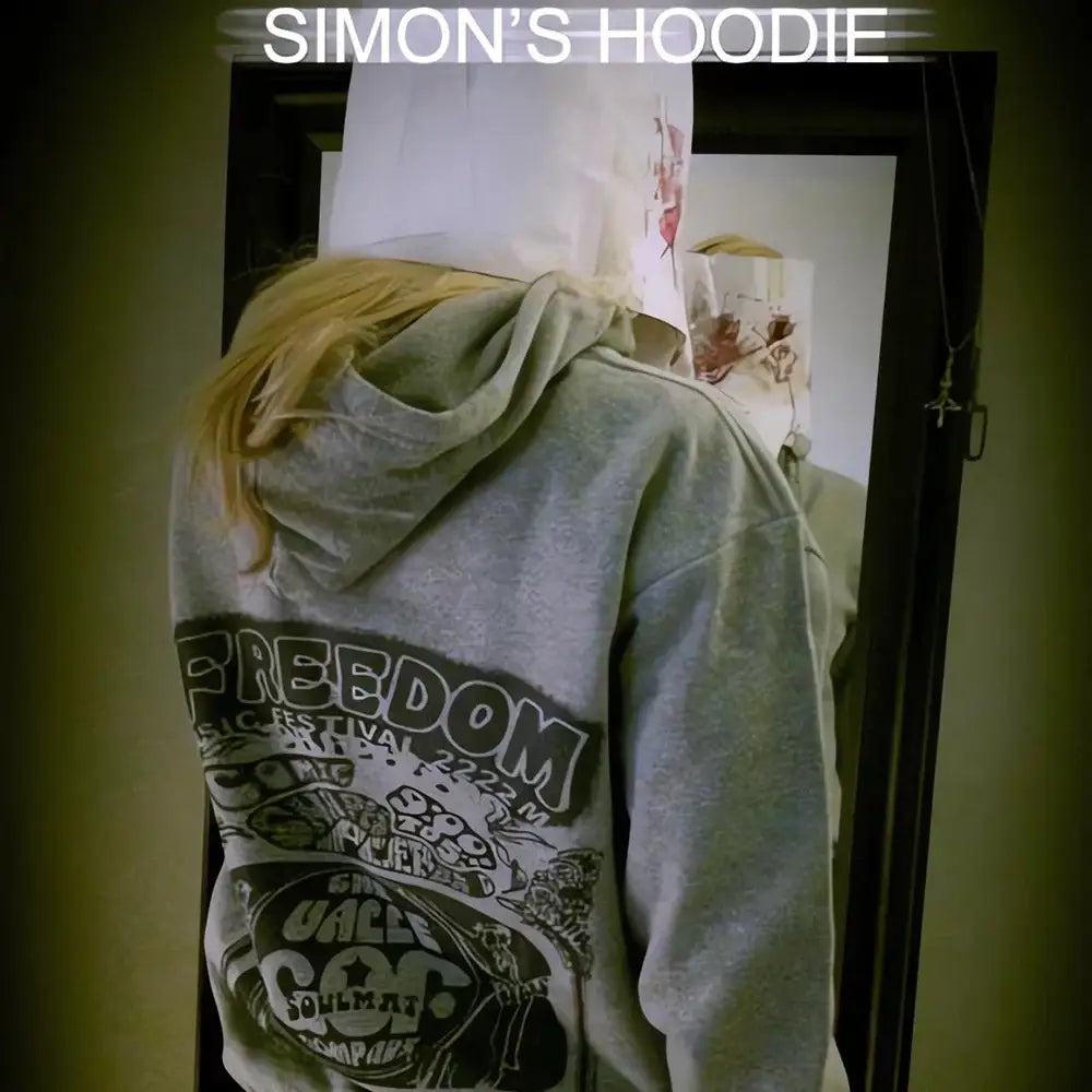 Simon Henriksson Zipped Hoodie Cry of Fear Simon’s Hooded Cosplay Sweatshirt Winter Sweater Gamer Gift Trendy Aesthetic