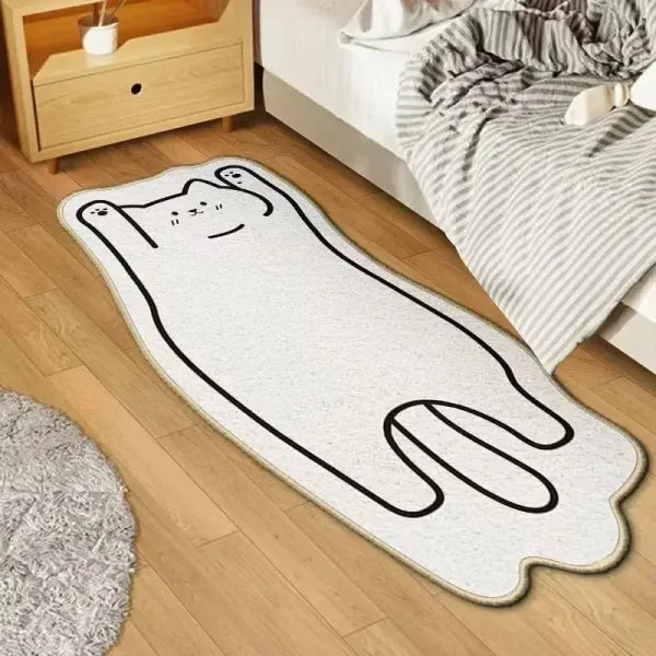 Simple Cartoon Imitation Cashmere Carpet - Non-Slip Floor Mat - FYR 1 / 50X80CM(1.6X2.6FT)