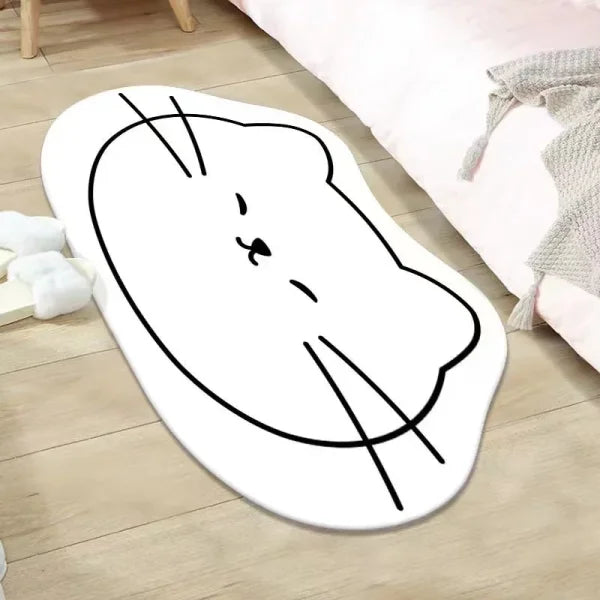 Simple Cartoon Imitation Cashmere Carpet - Non-Slip Floor Mat - FYR 2 / 60X160CM(1.9X5.2FT)