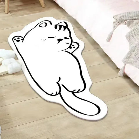 Simple Cartoon Imitation Cashmere Carpet - Non-Slip Floor Mat - FYR 4 / 60X160CM(1.9X5.2FT)