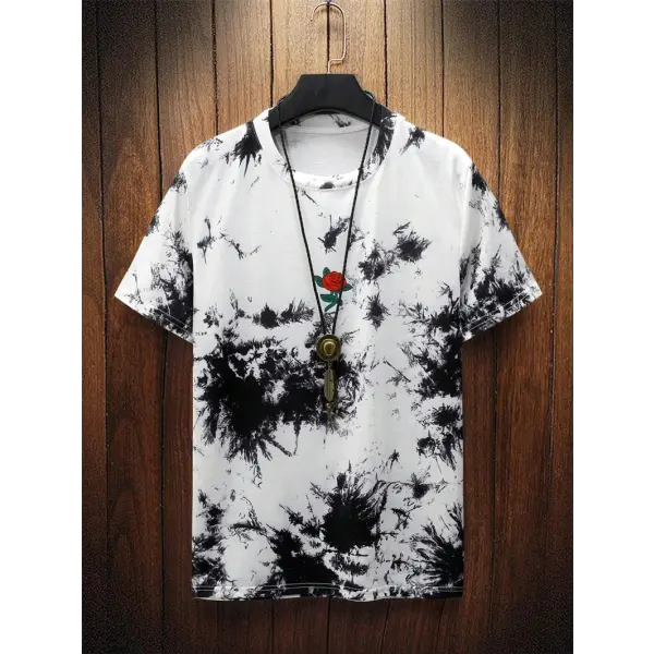 Simple Fashion Ancient Style T Shirts For Men Summer Trendy Crew Neck 3D Printed T-Shirts Loose Streetwear Harajuku