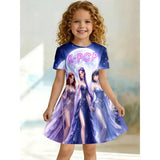 Size 6 Purple K Pop Princess Dress for All Seasons
