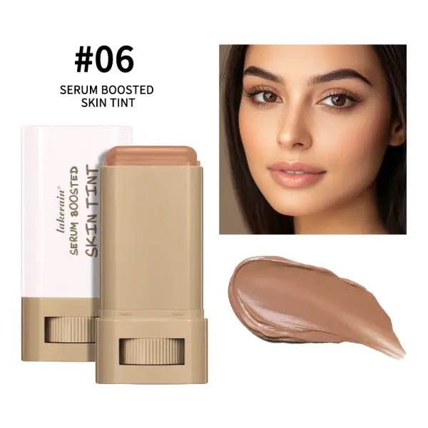 Skin Tint Stick Waterproof Nourishing Solid Tinted Serum Foundation Skin Tint Balm Face Tinted Face Contour Stick